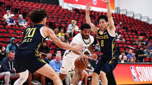[腾讯原声集锦]🏀夏联-步行者第三节爆发轻取鹈鹕 河村勇辉5+5+12 斯劳森22分